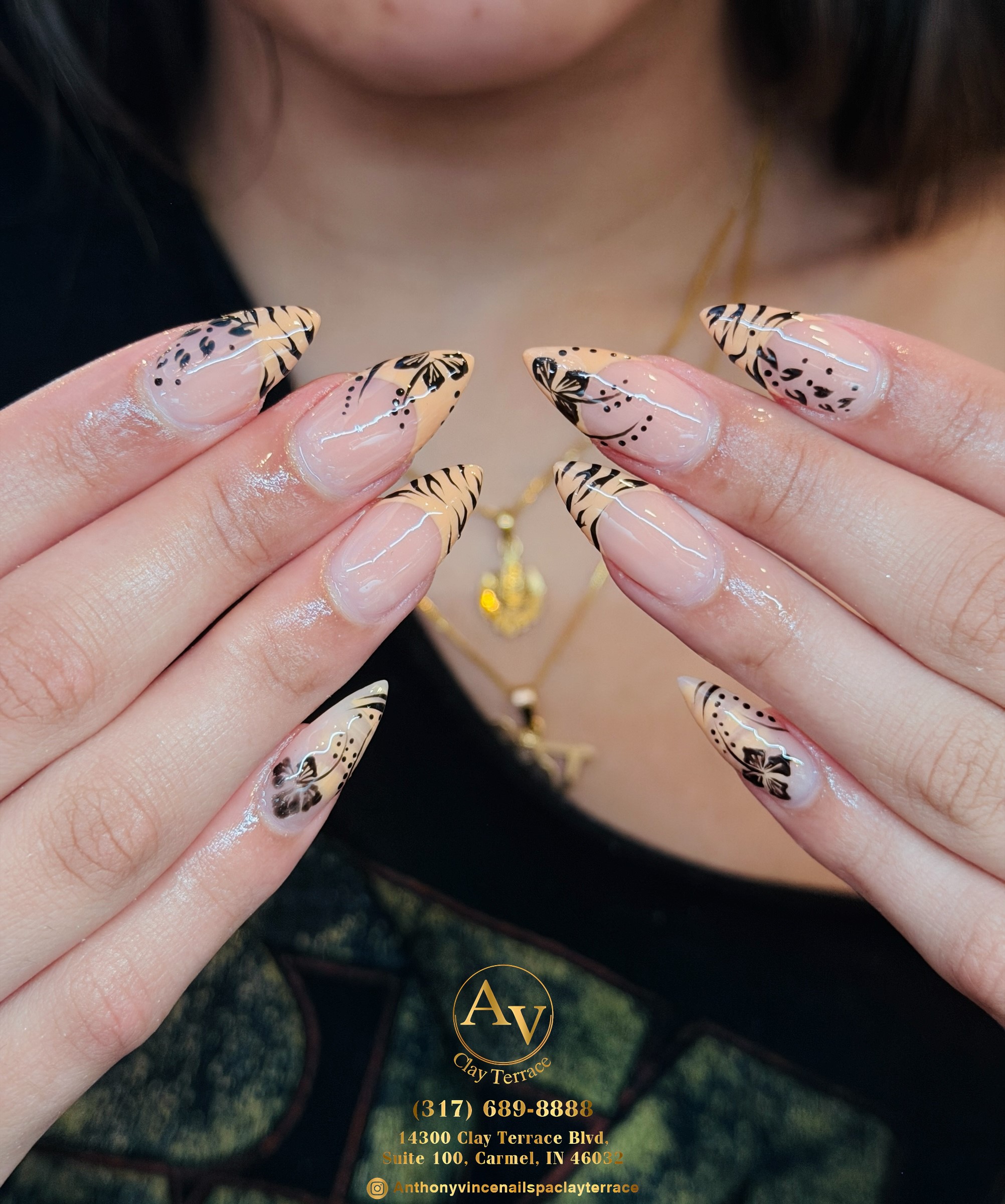 Summer Nail Style by Anthony Vince' Nail Spa in Carmel, IN 46032